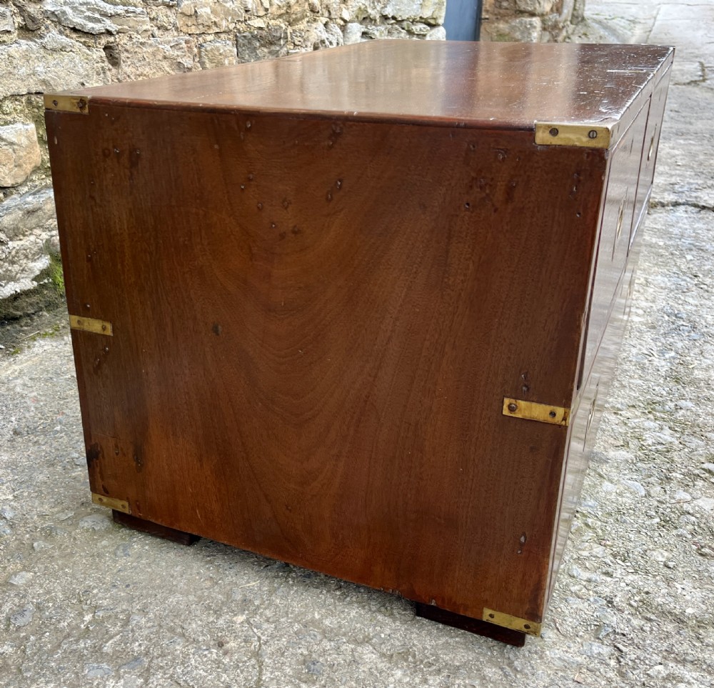 Antique Military Campaign Chest View XIV