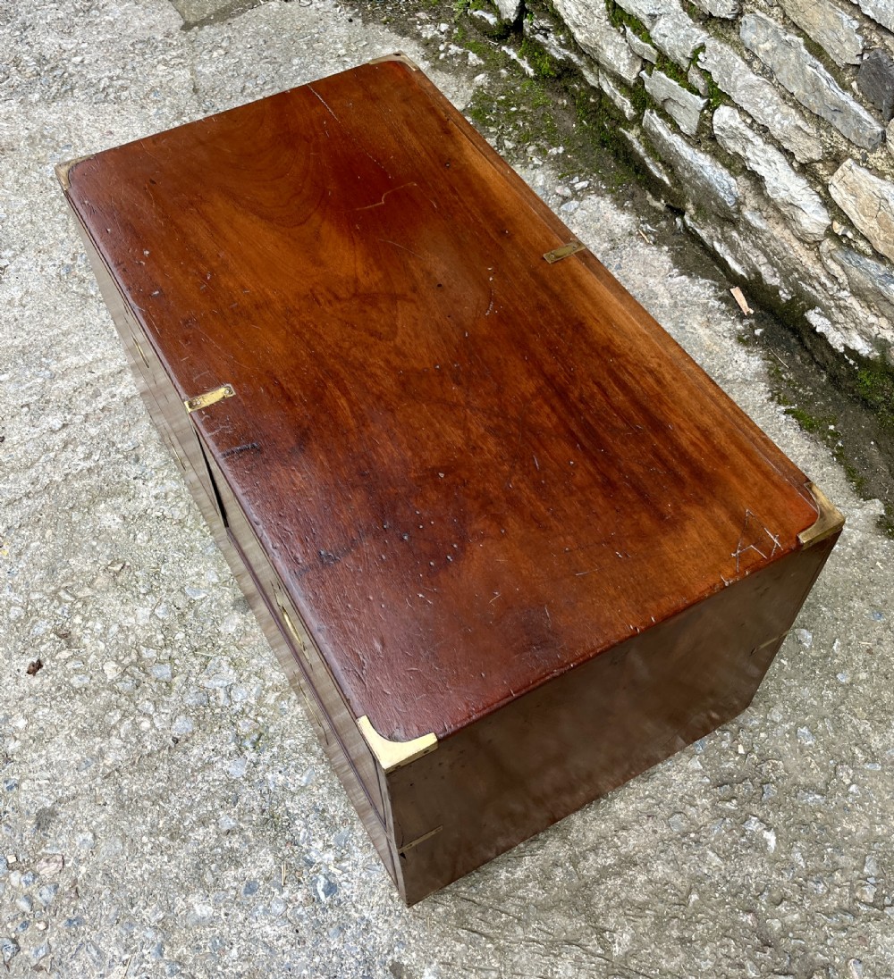 Antique Military Campaign Chest View XV