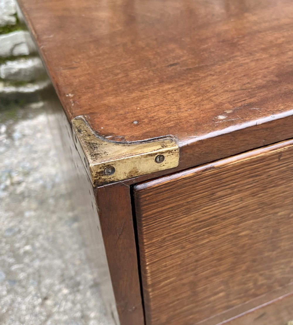 Antique Military Campaign Chest View XVI