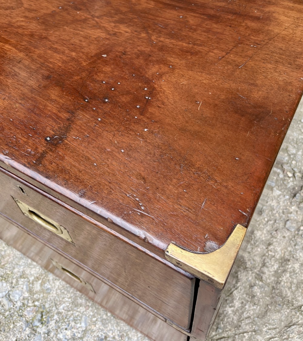 Antique Military Campaign Chest View XVII