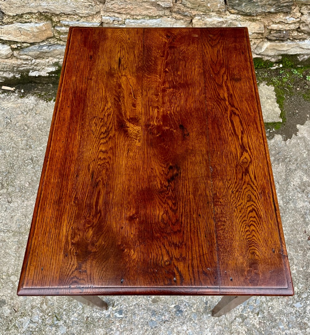 Small Georgian Oak Side Table View IV