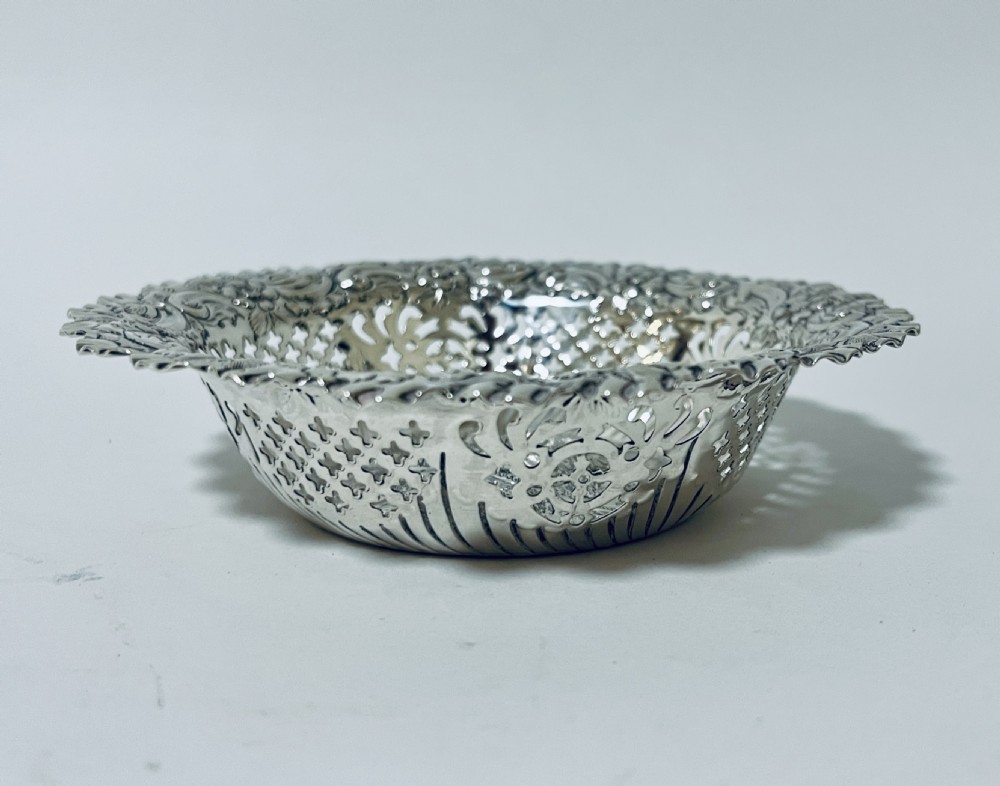 Victorian Silver Bon Bon Dish View IX