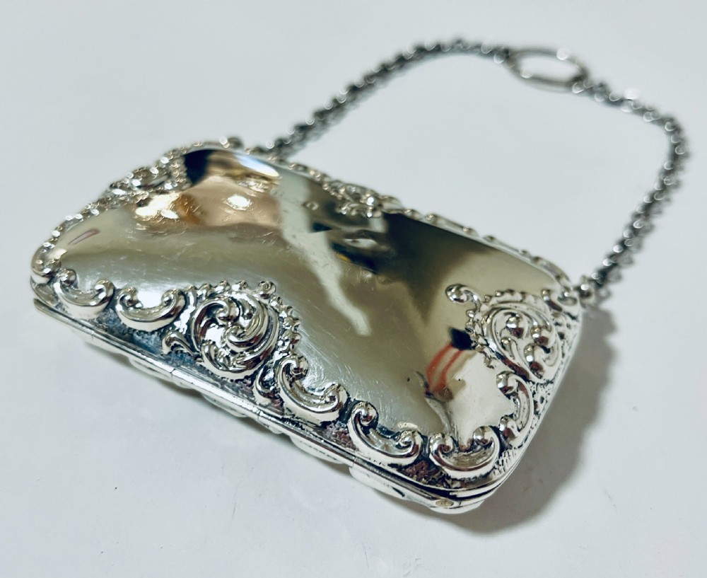 Antique Silver Chatalaine Purse View III