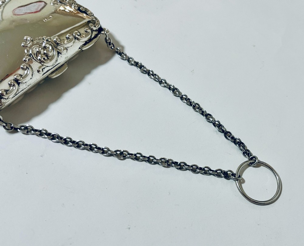 Antique Silver Chatalaine Purse View IV