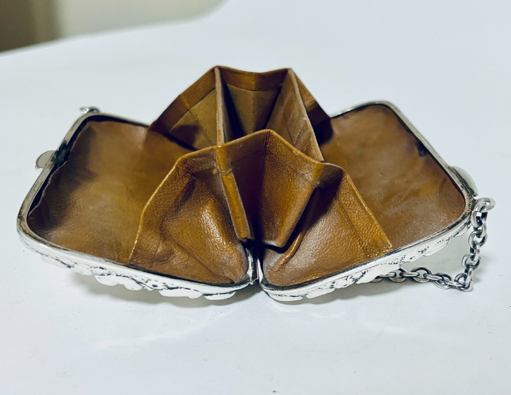 Antique Silver Chatalaine Purse View VI