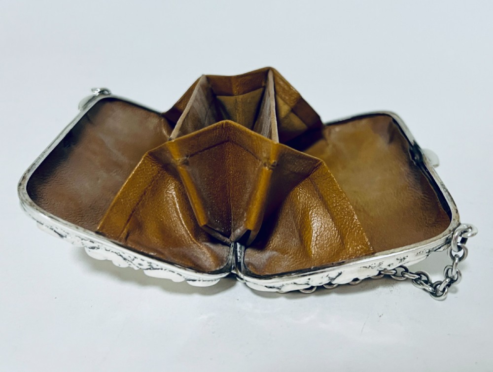 Antique Silver Chatalaine Purse View VII