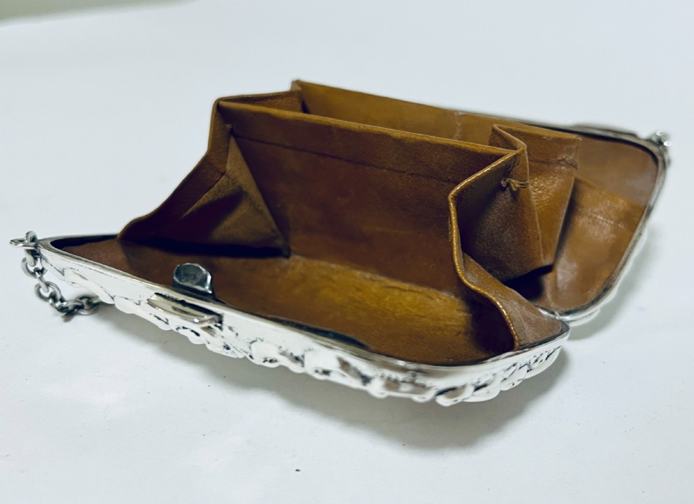 Antique Silver Chatalaine Purse View IX