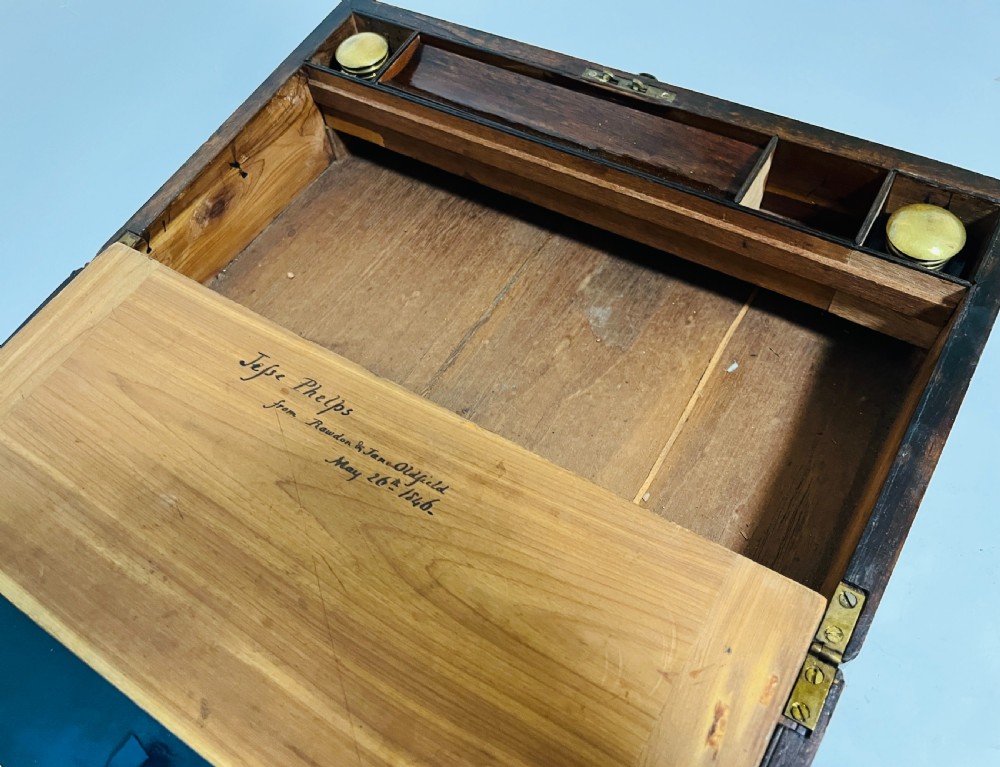 Victorian Rosewood Writing Slope View X