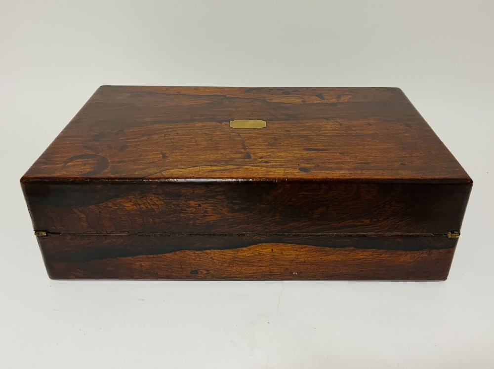 Victorian Rosewood Writing Slope View XVIII