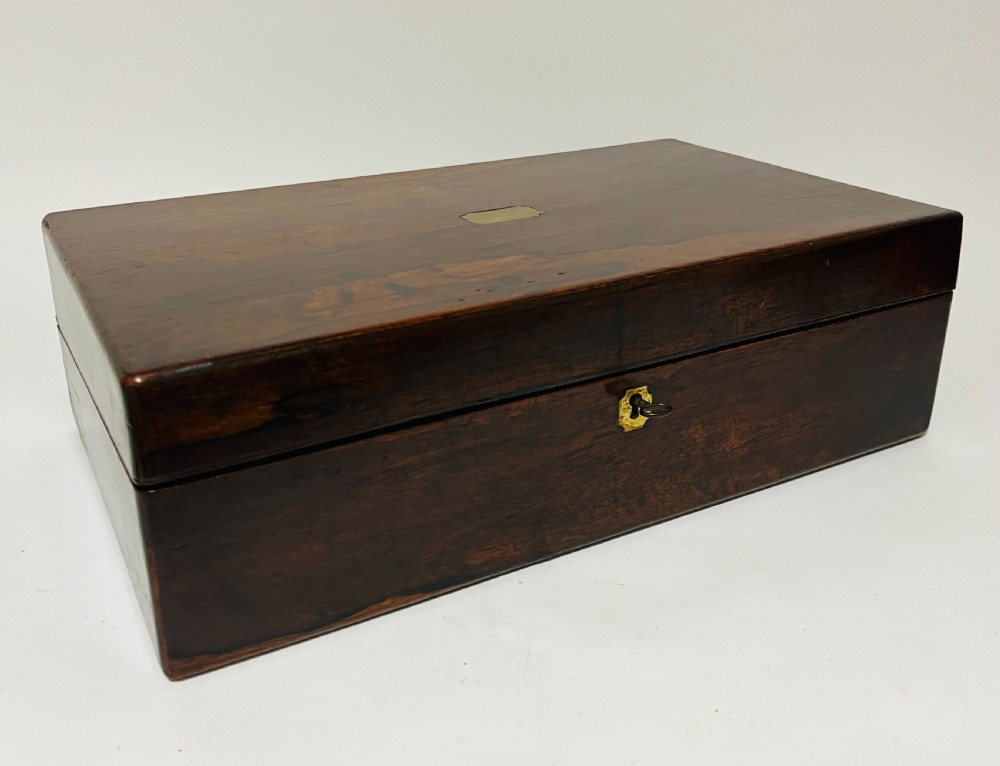 Victorian Rosewood Writing Slope View XX