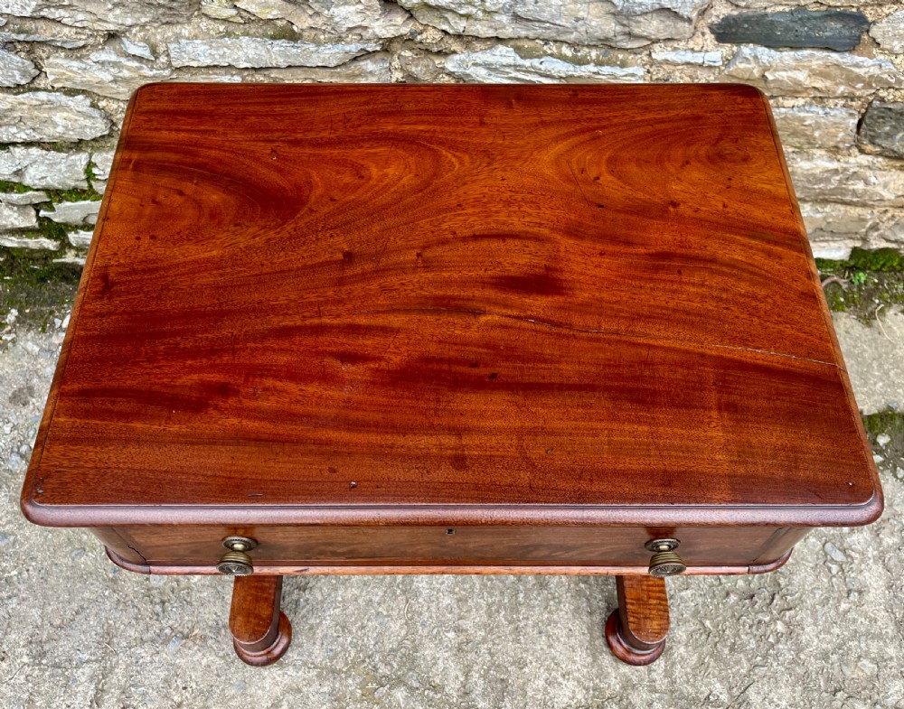 Victorian Mahogany Sewing Table
 View III