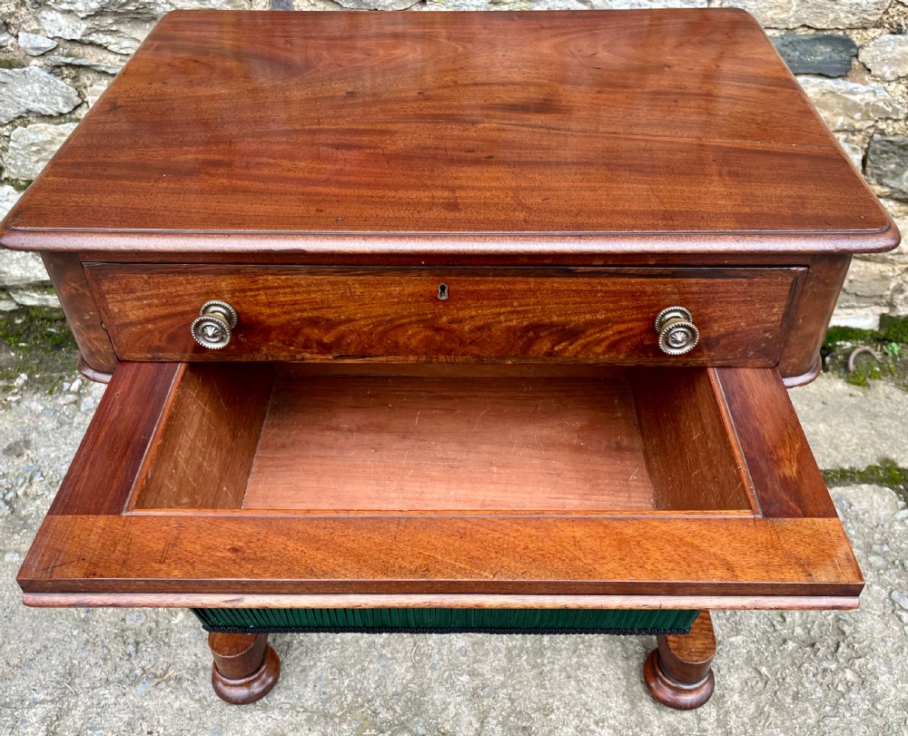Victorian Mahogany Sewing Table
 View IX