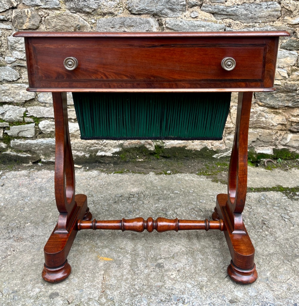 Victorian Mahogany Sewing Table
 View X