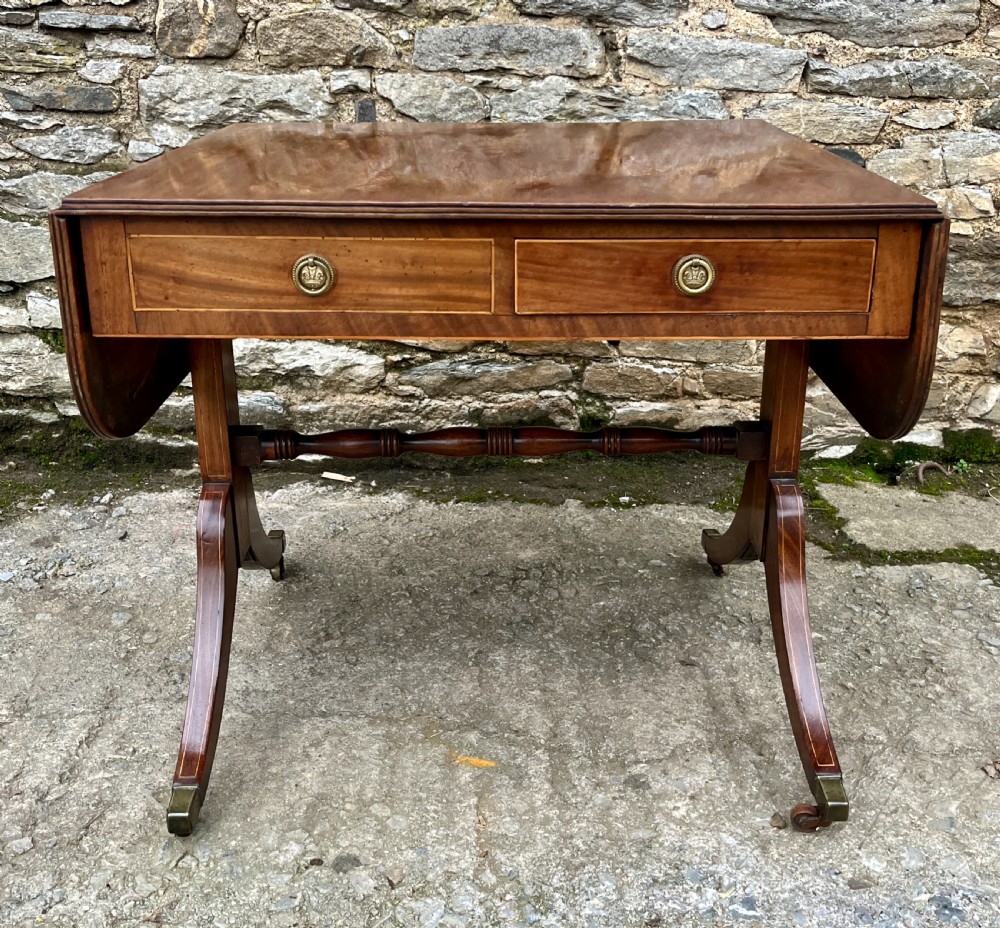 Regency Mahogany Sofa Table