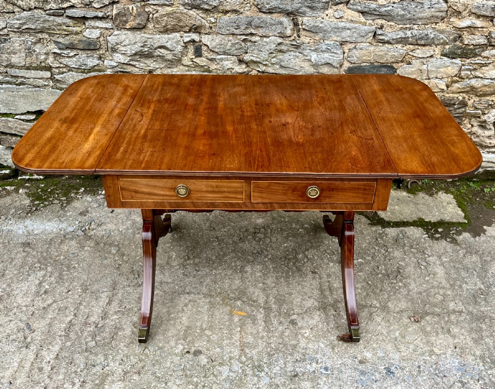 Regency Mahogany Sofa Table View III