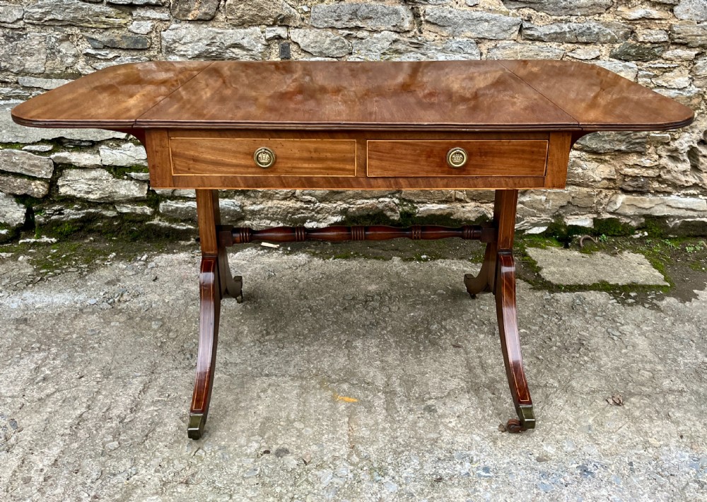 Regency Mahogany Sofa Table View V