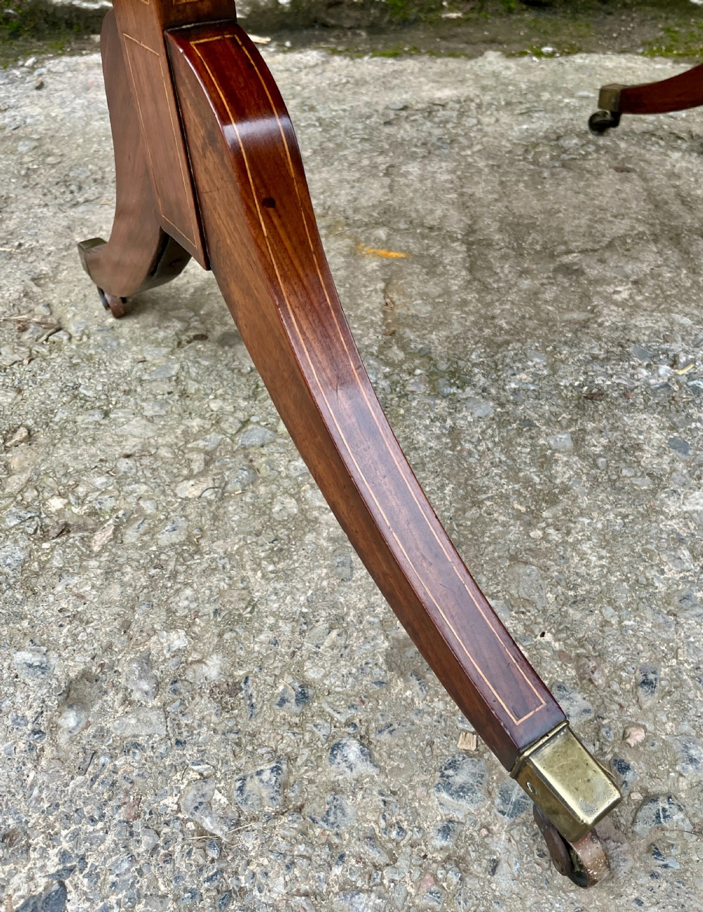 Regency Mahogany Sofa Table View VII