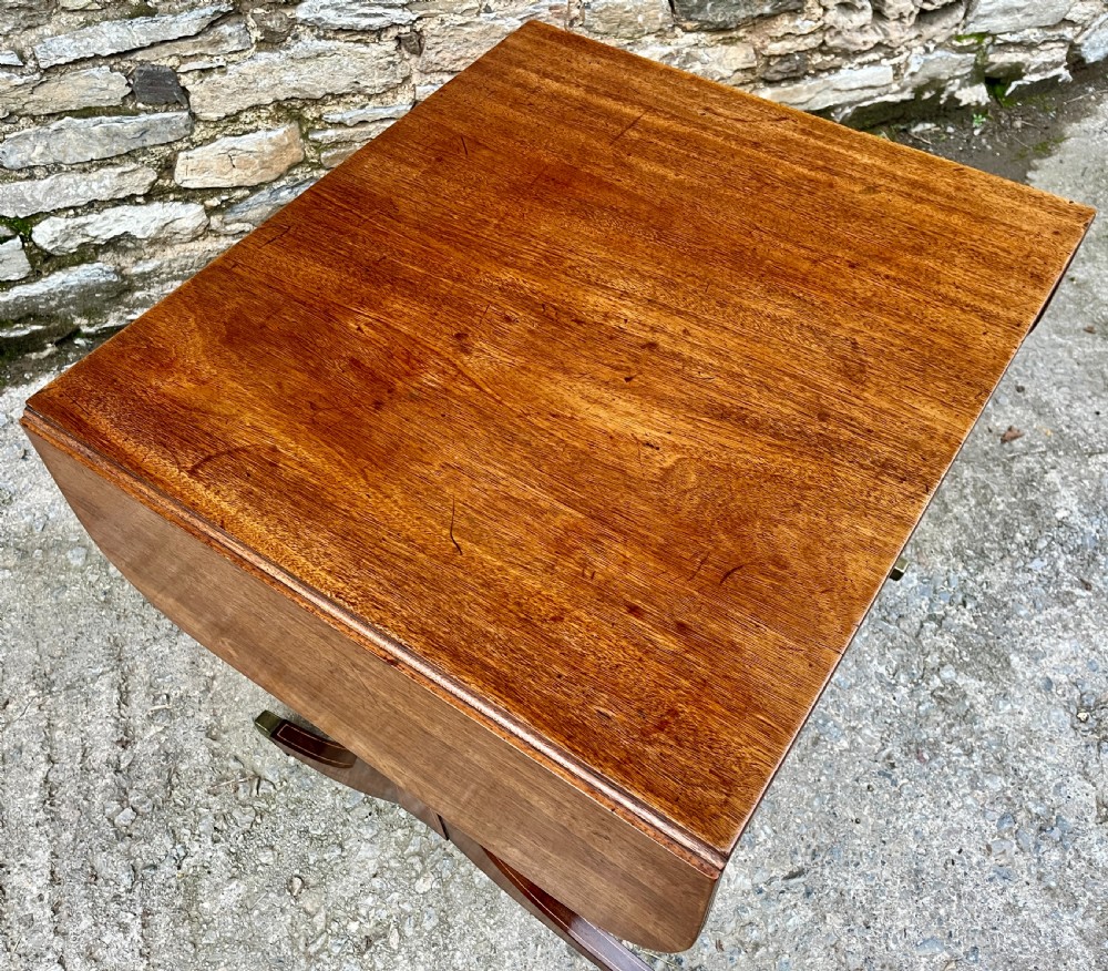 Regency Mahogany Sofa Table View IX