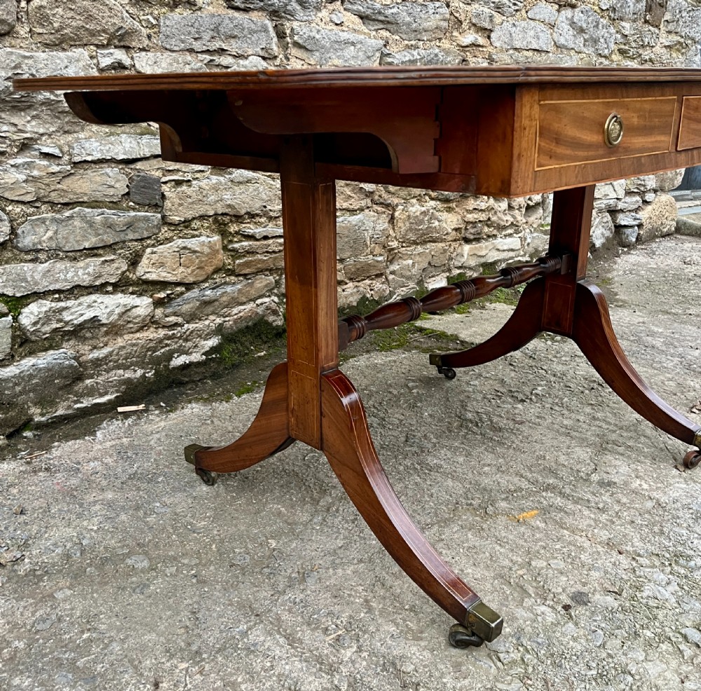 Regency Mahogany Sofa Table View X