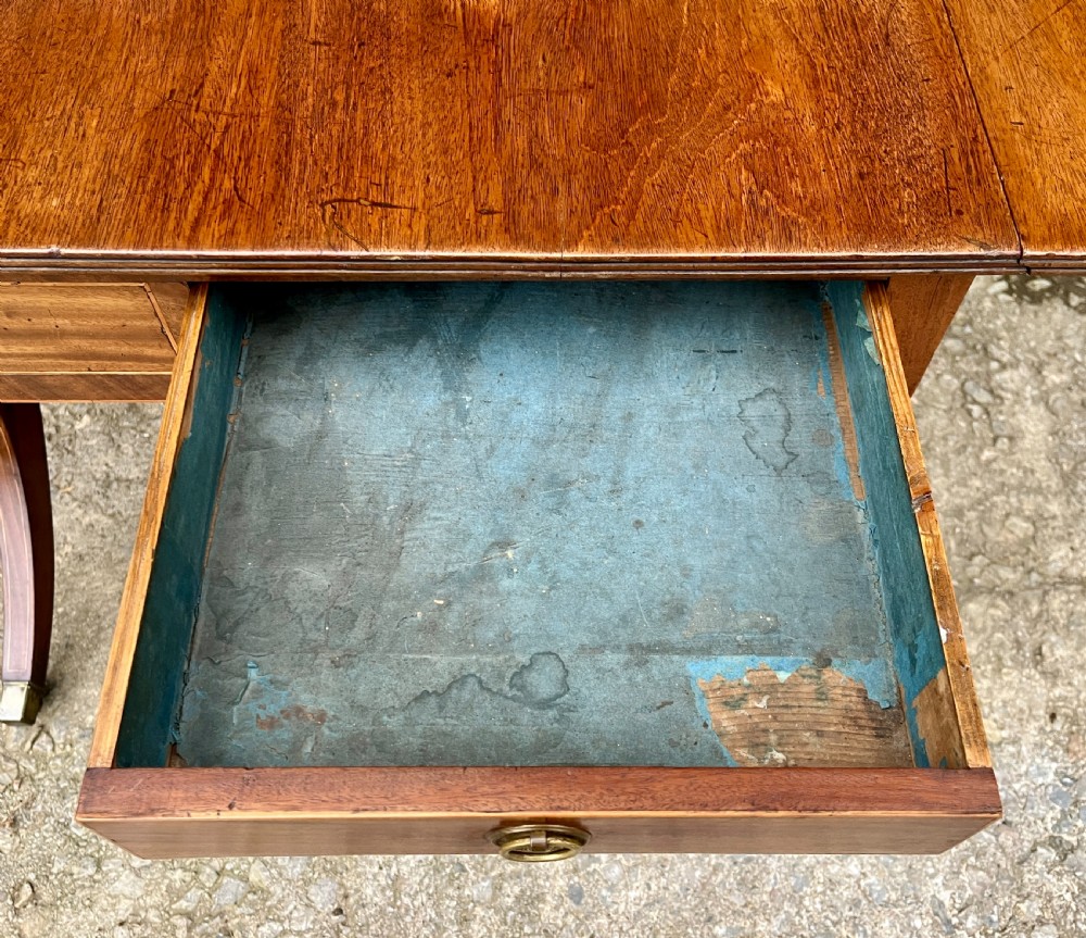 Regency Mahogany Sofa Table View XIII