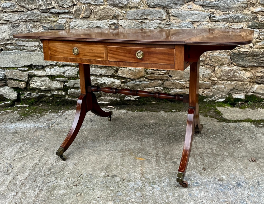 Regency Mahogany Sofa Table View XIV