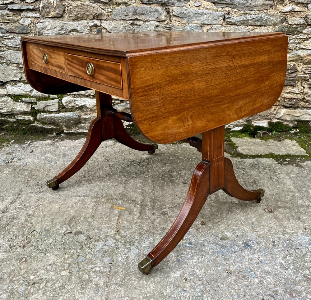Regency Mahogany Sofa Table View XVII