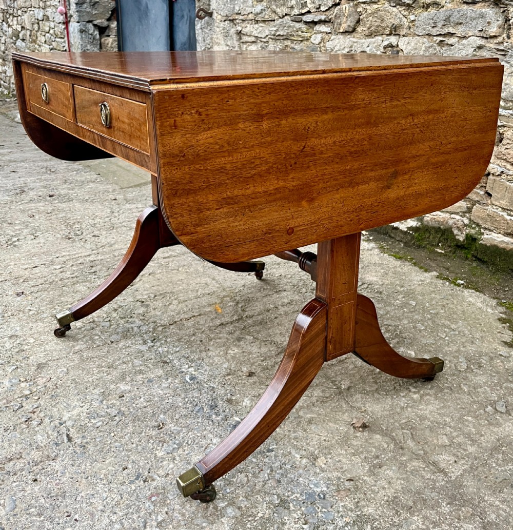 Regency Mahogany Sofa Table View XXII