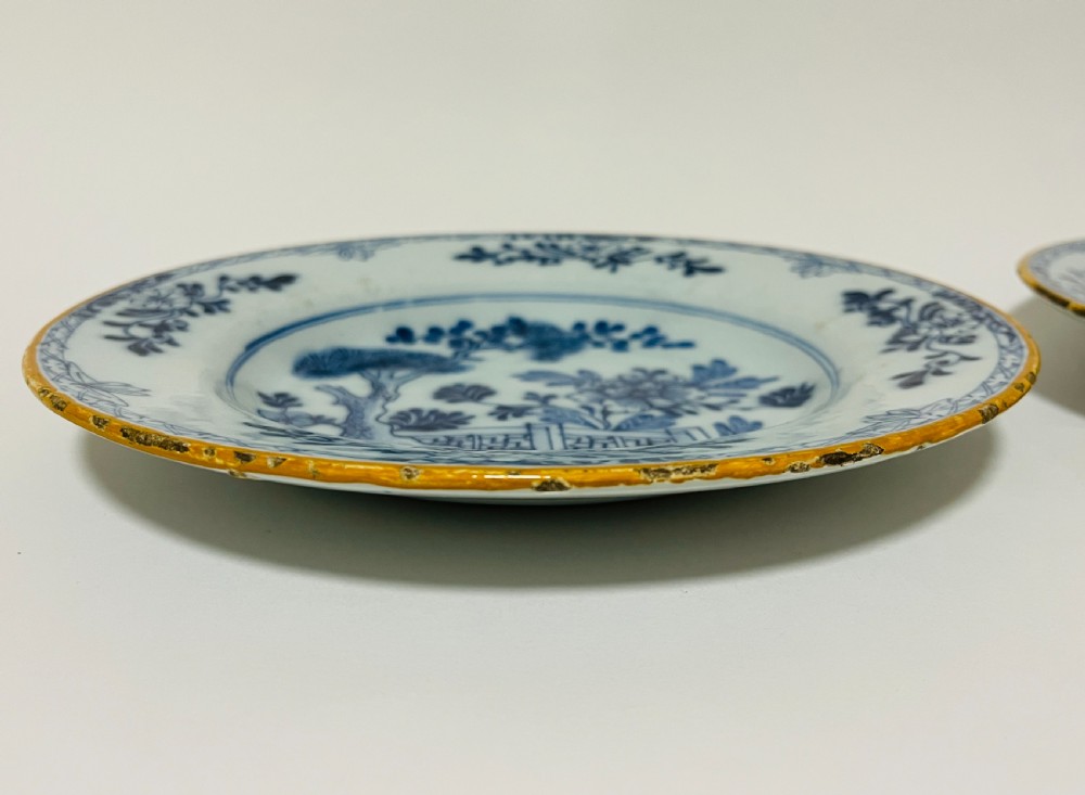 Pair of 18th Century Dutch Delft Plates View IX