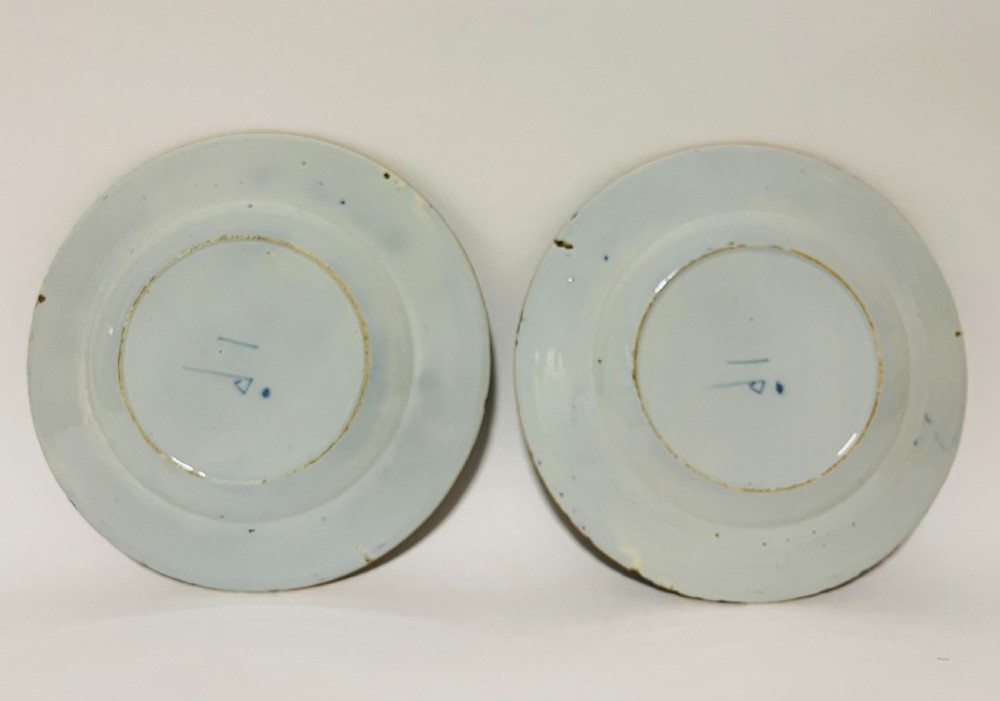 Pair of 18th Century Dutch Delft Plates View XI