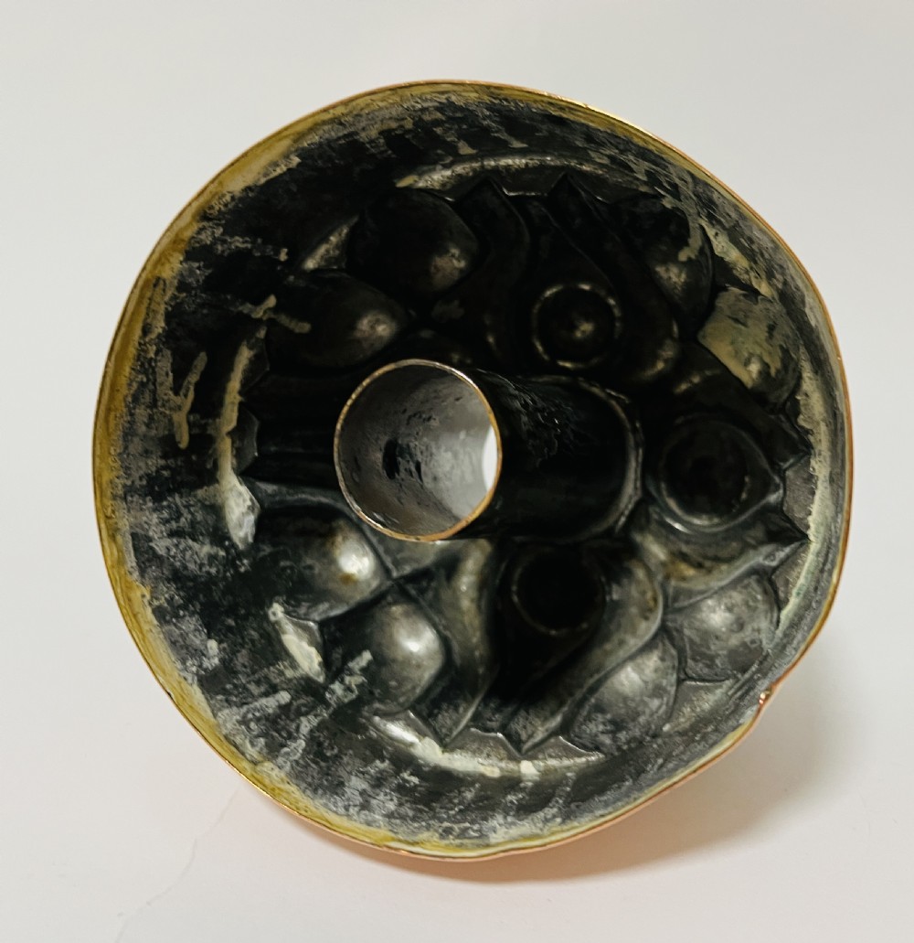Victorian Copper Jelly Mould View IX