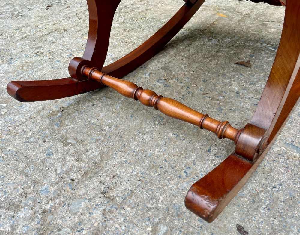 Victorian Mahogany Rocking Chair View VI