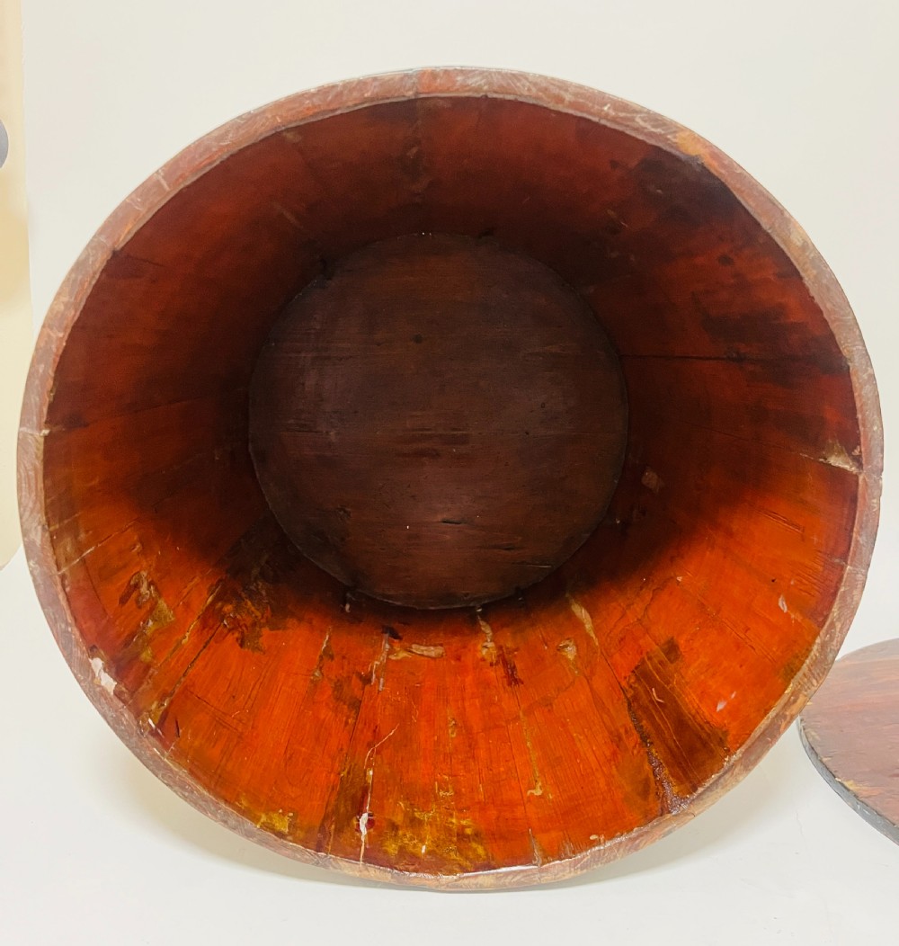 Antique Chinese Rice Barrel View X