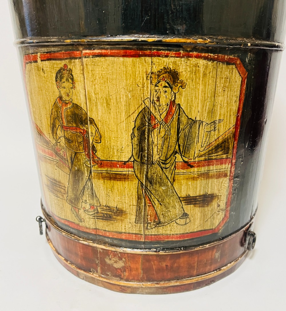 Antique Chinese Rice Barrel View XII