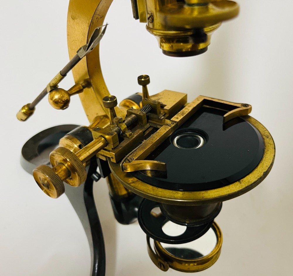 Victorian Brass Microscope View III