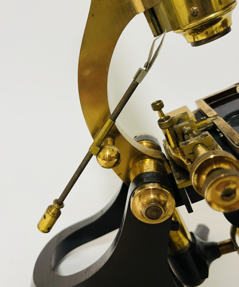Victorian Brass Microscope View IV