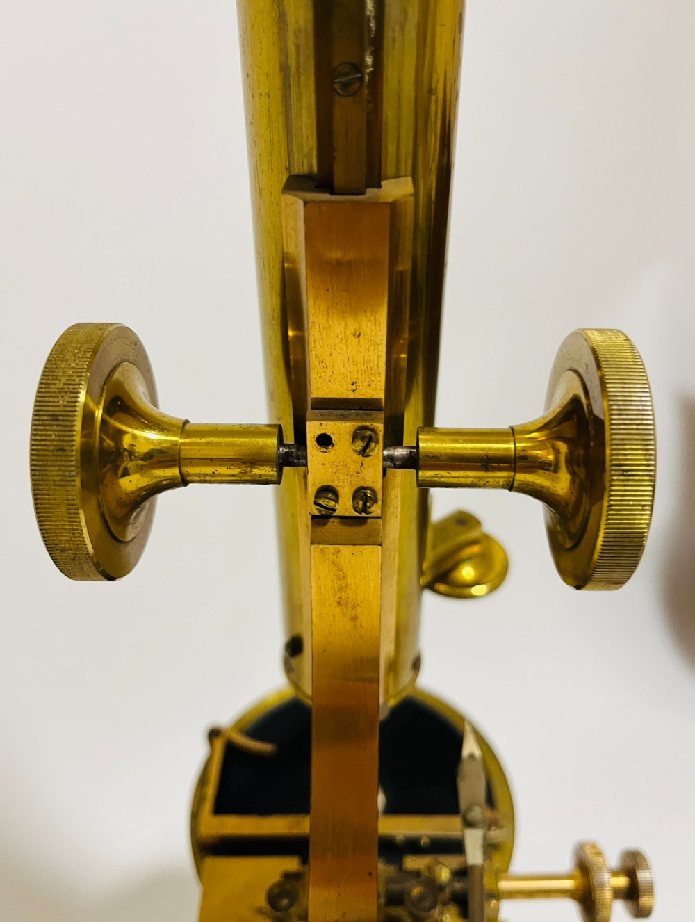 Victorian Brass Microscope View XV