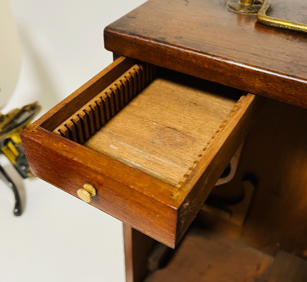 Victorian Brass Microscope View XIX