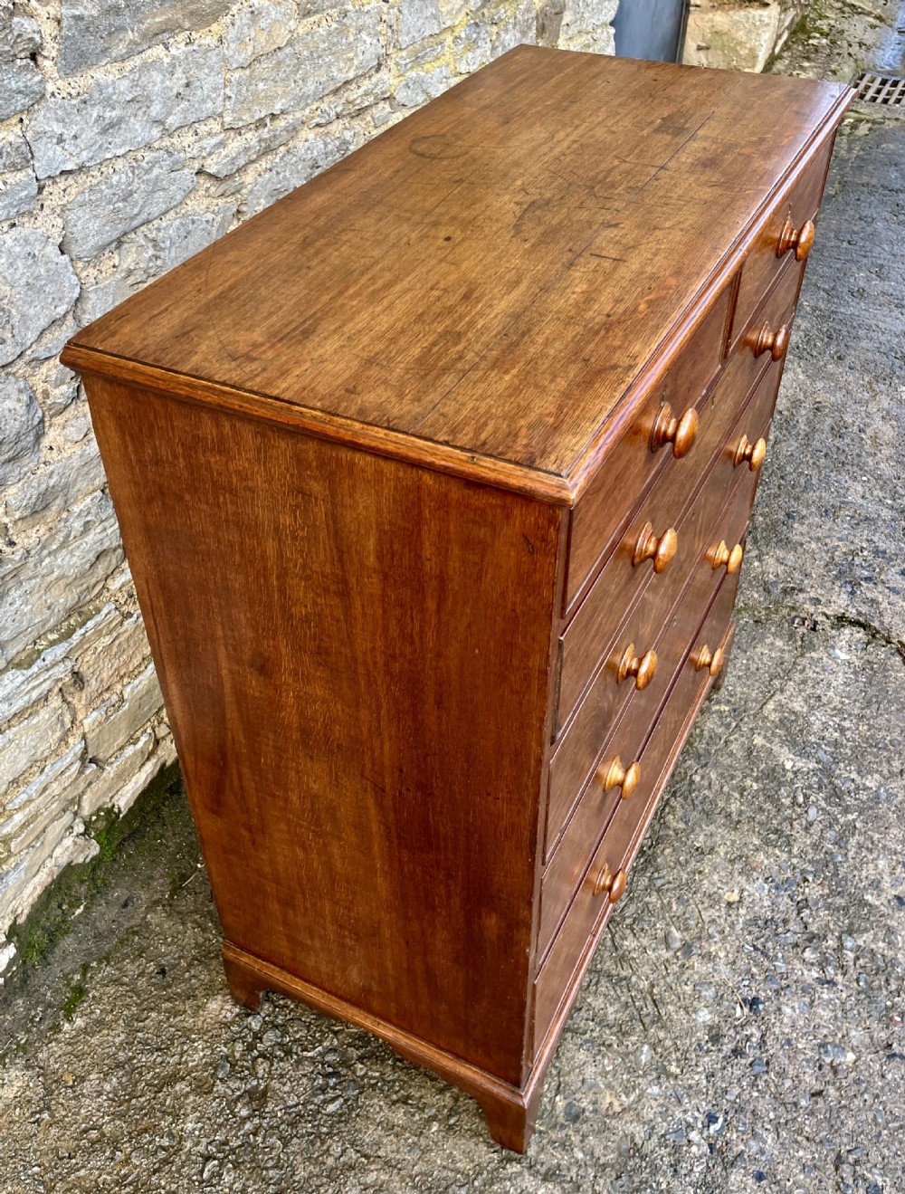 ?Large Victorian Oak Chest of Drawers View VII
