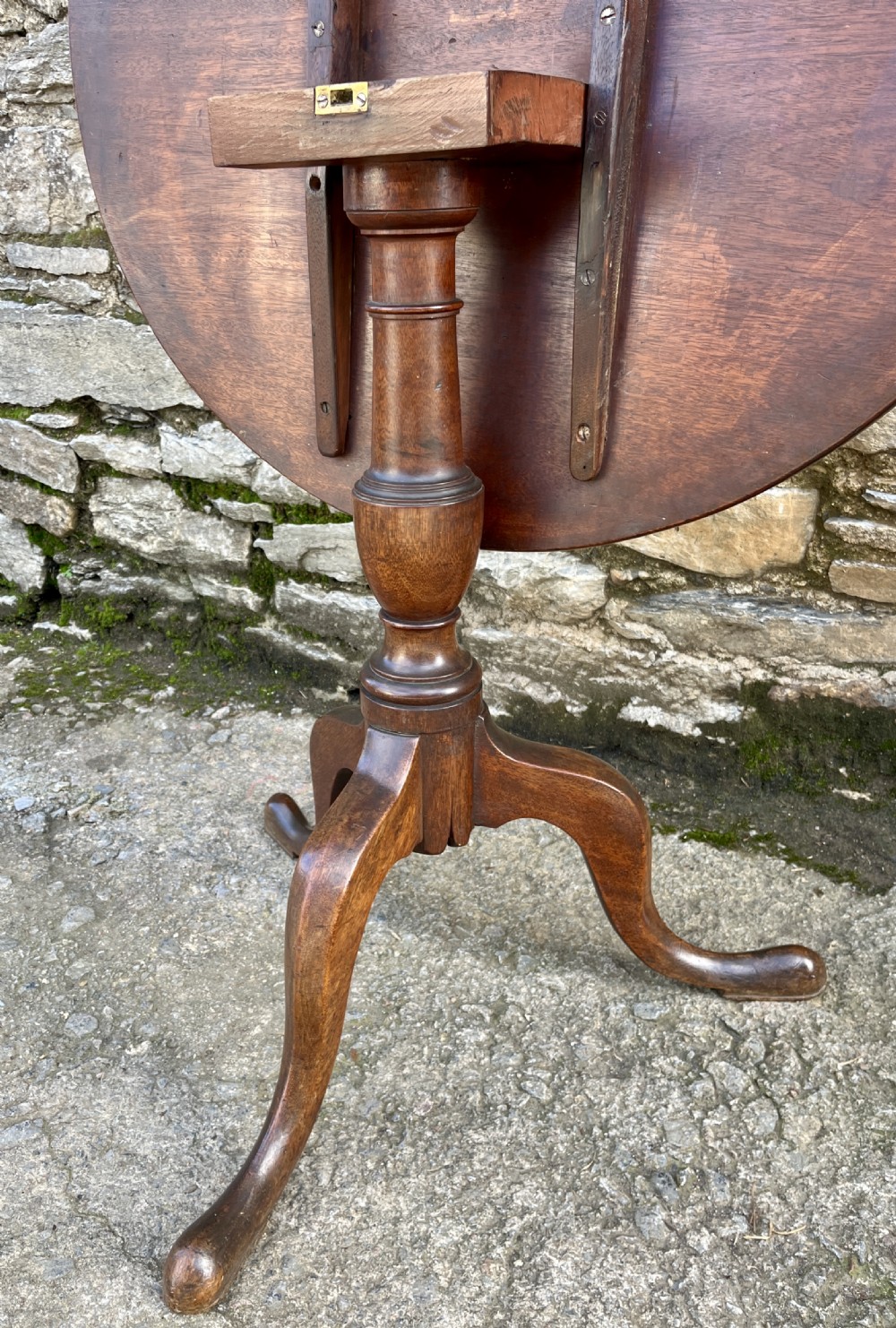 Georgian Mahogany Tilt top Occasional Table View XIII
