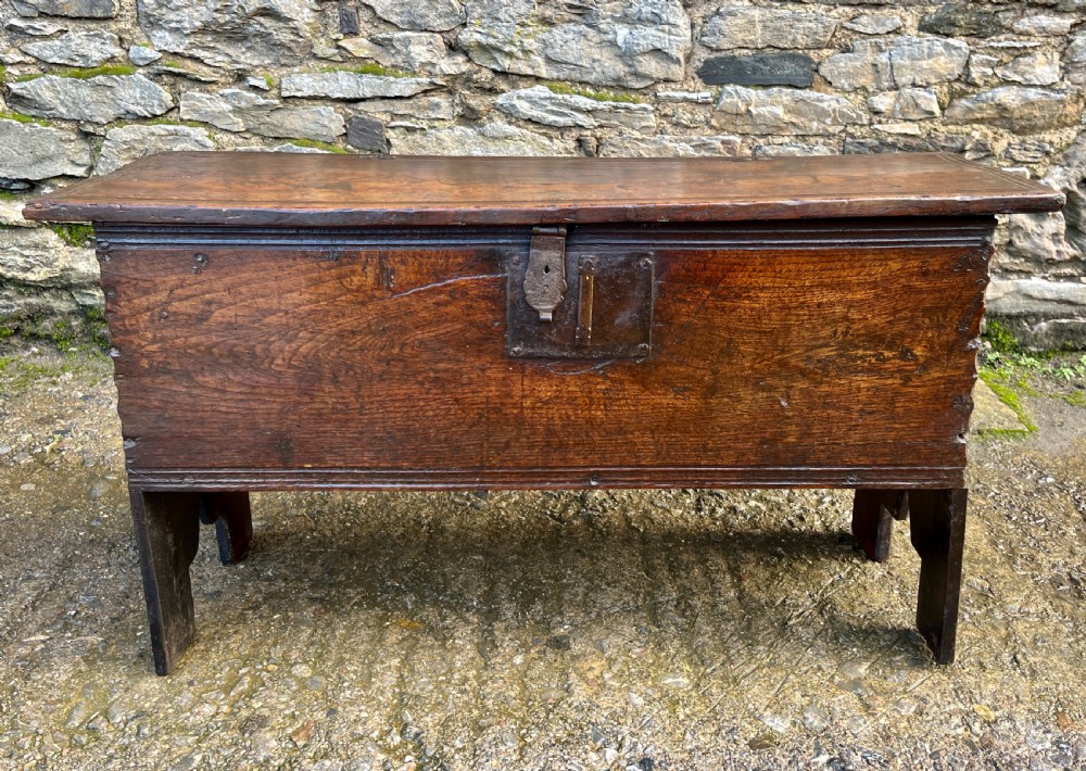 18th Century Planked Oak Coffer View II