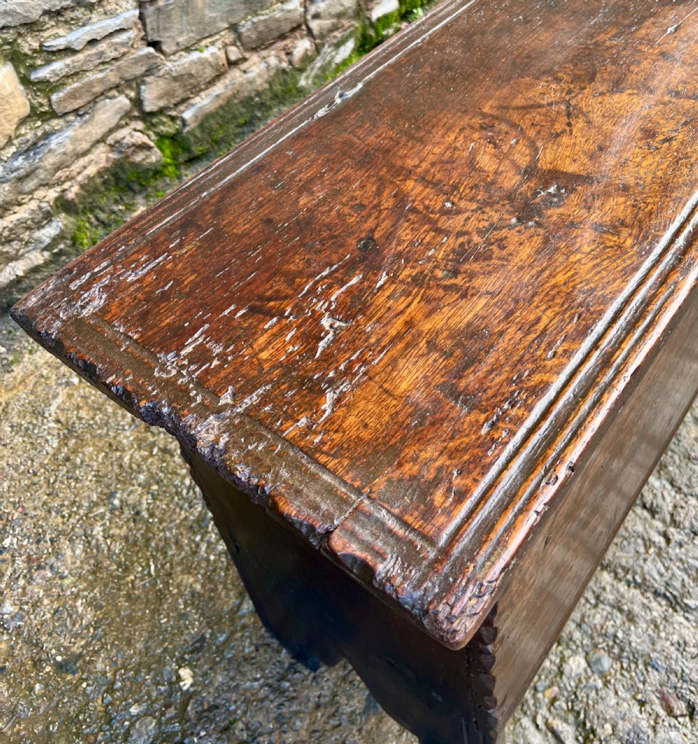18th Century Planked Oak Coffer View V