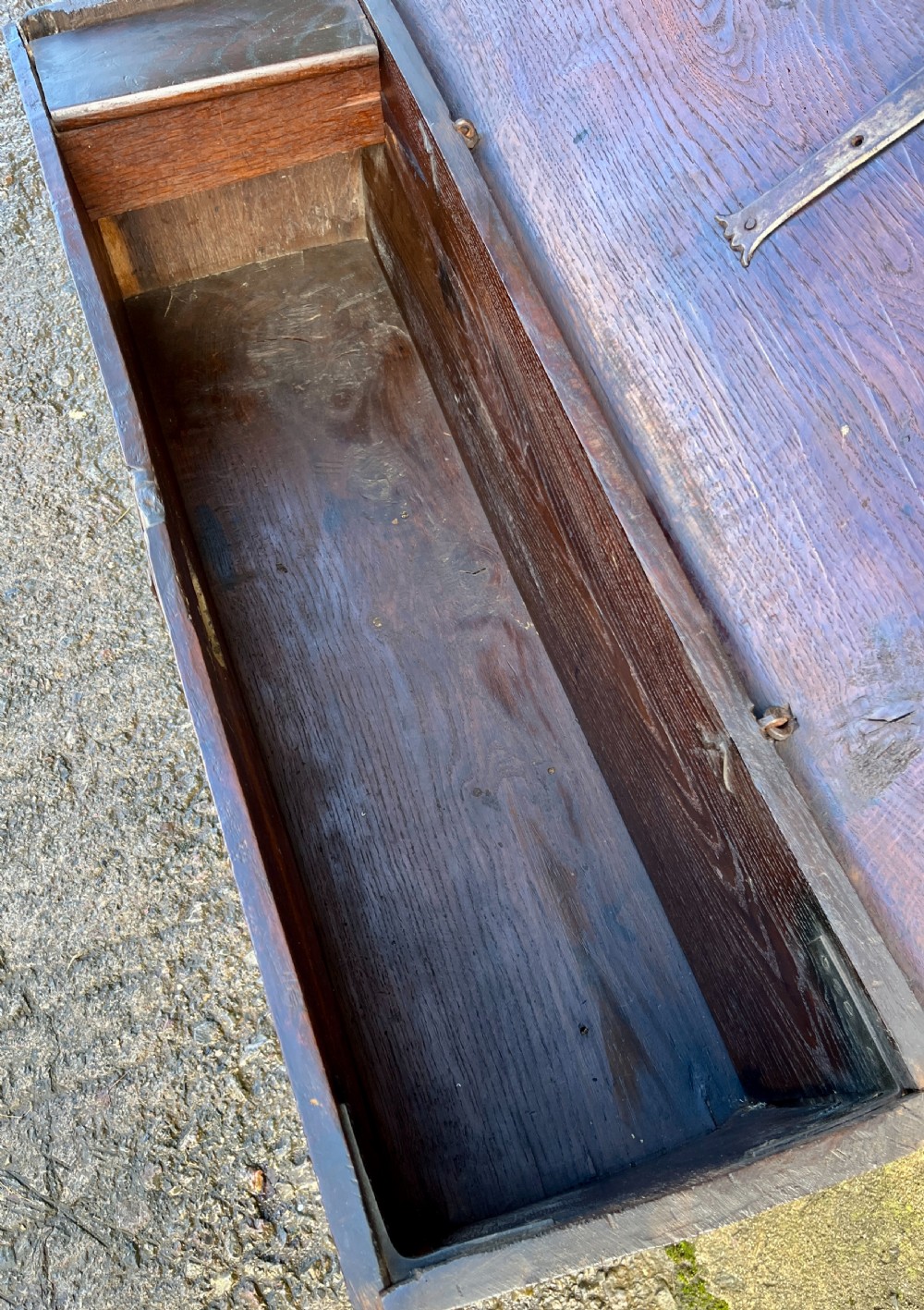 18th Century Planked Oak Coffer View XX