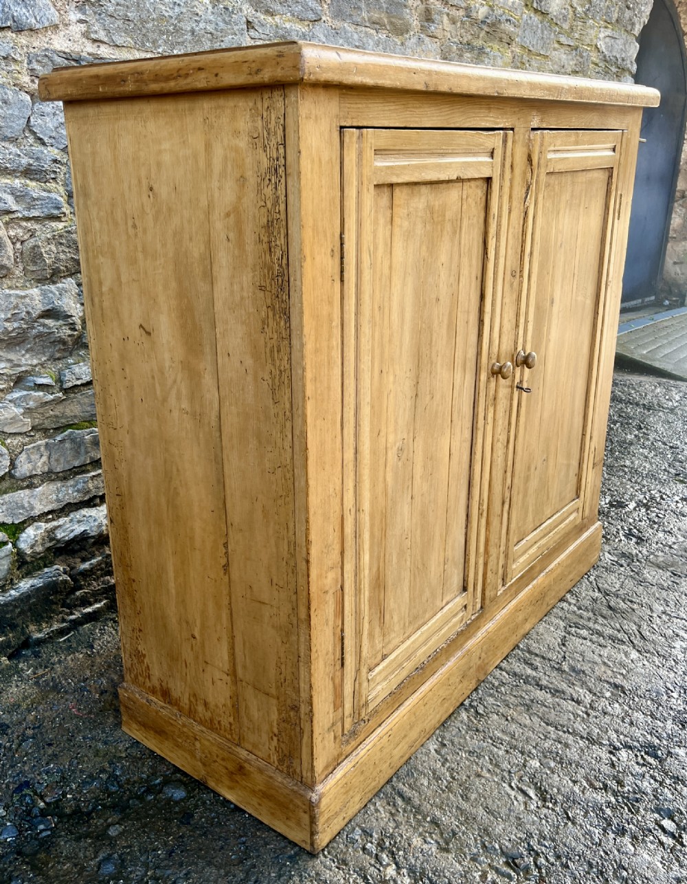 Large Antique Pine Cupboard View V
