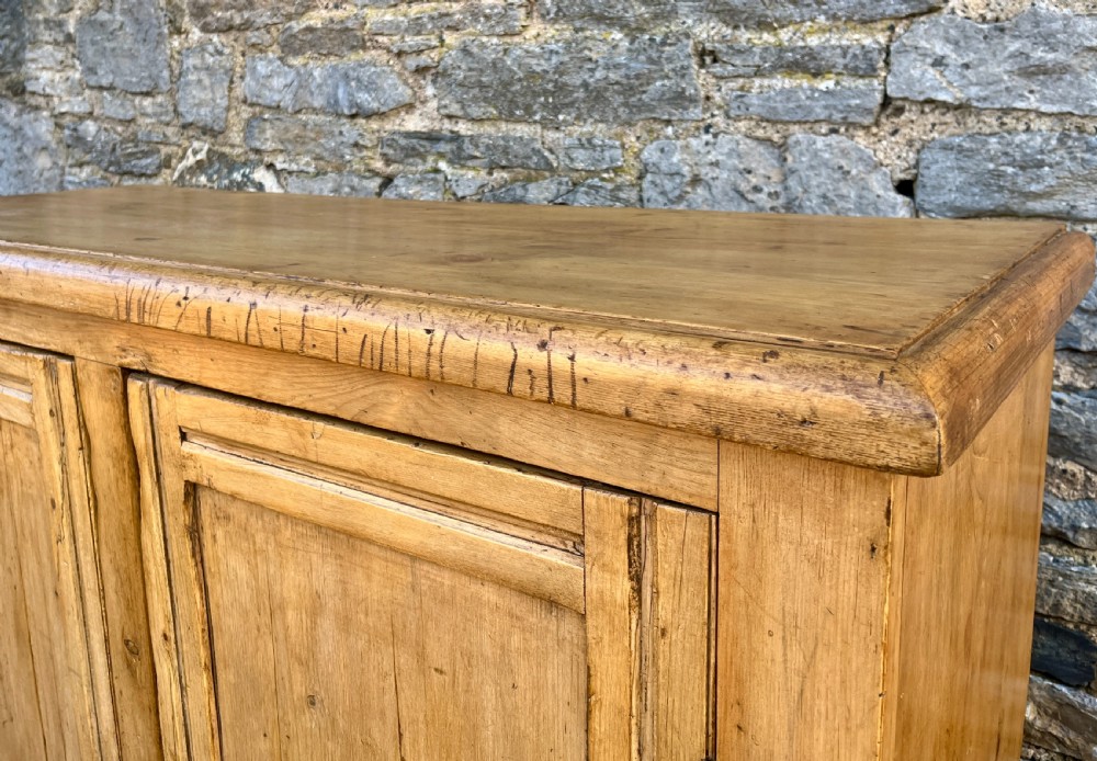 Large Antique Pine Cupboard View X