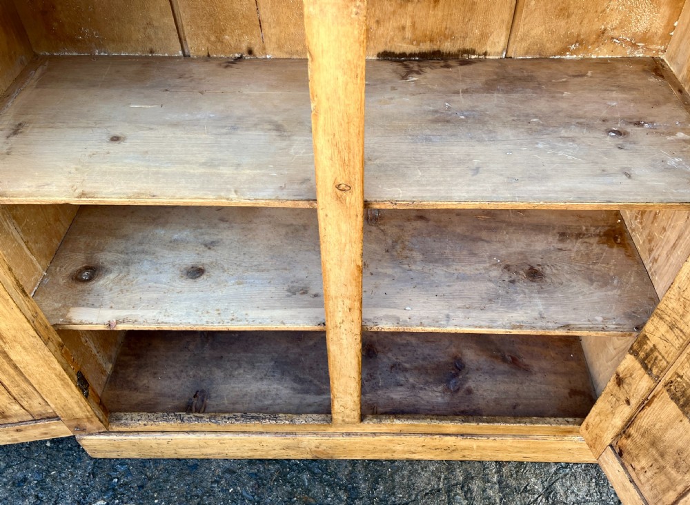 Large Antique Pine Cupboard View XX