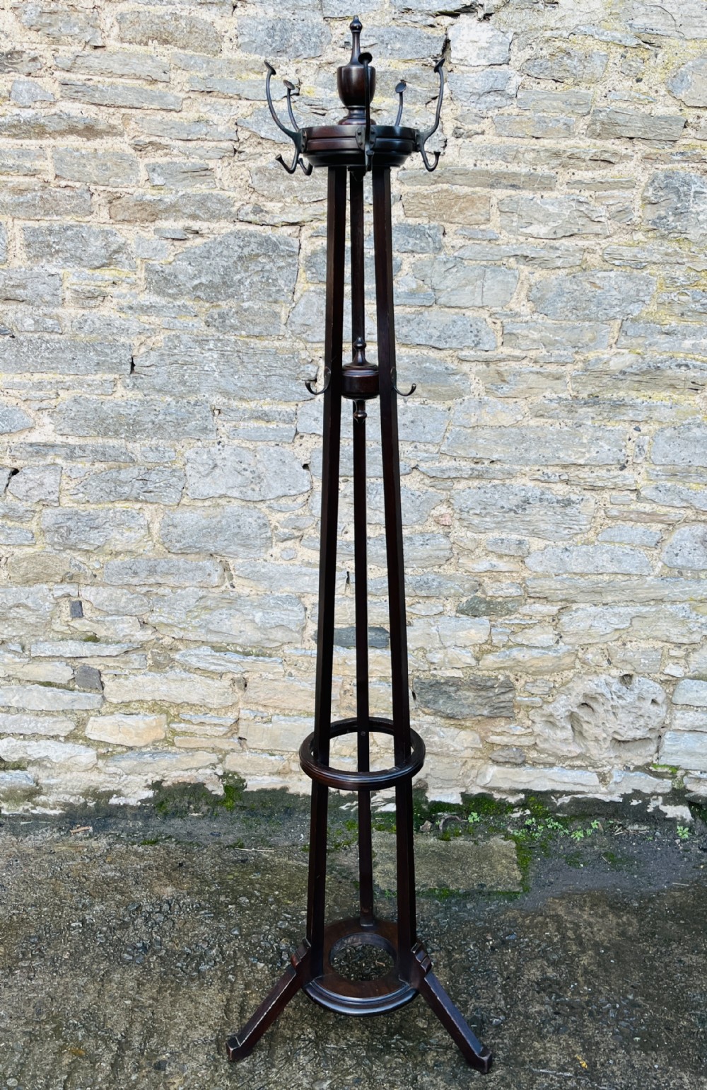 Edwardian Mahogany Hall Stand