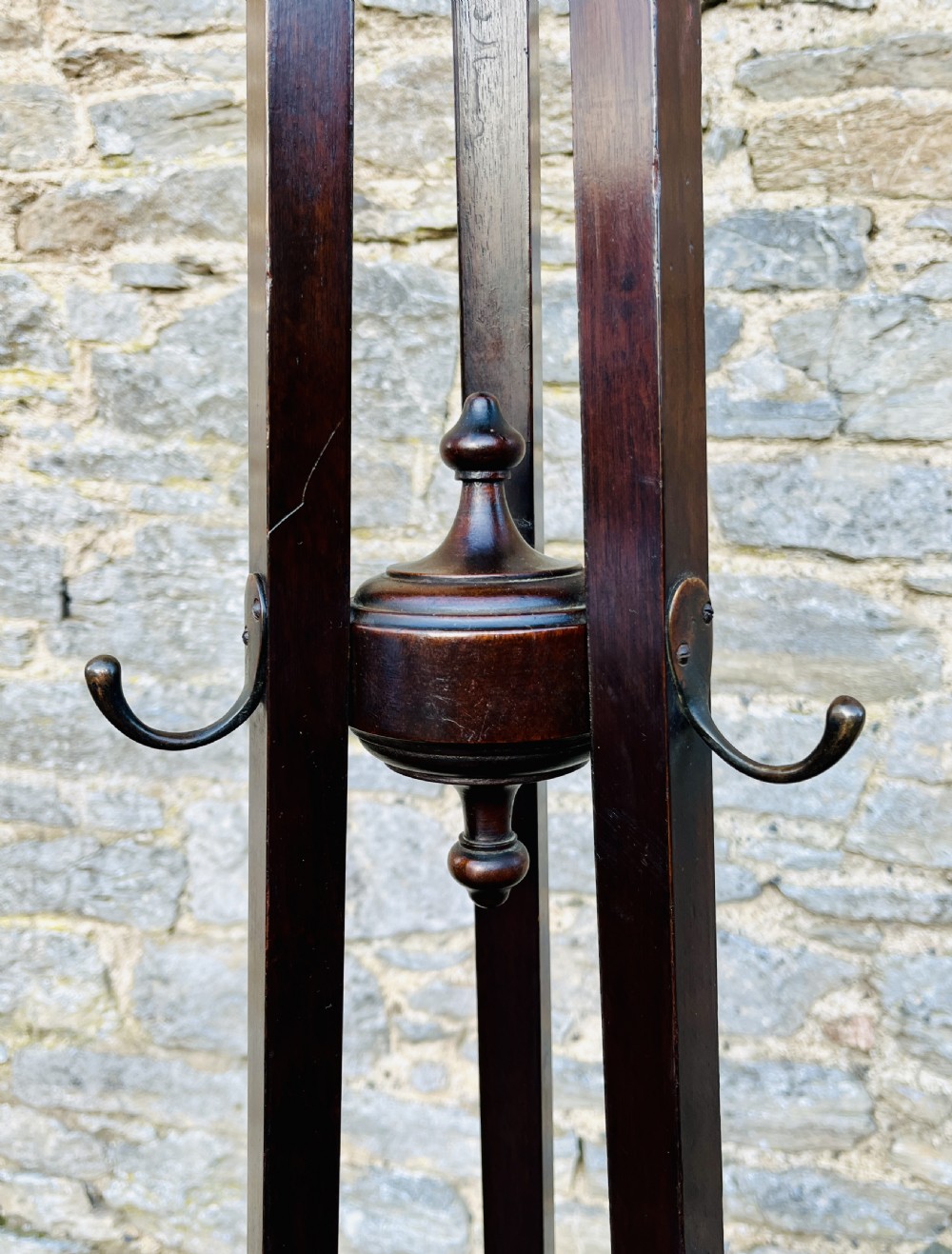 Edwardian Mahogany Hall Stand View V