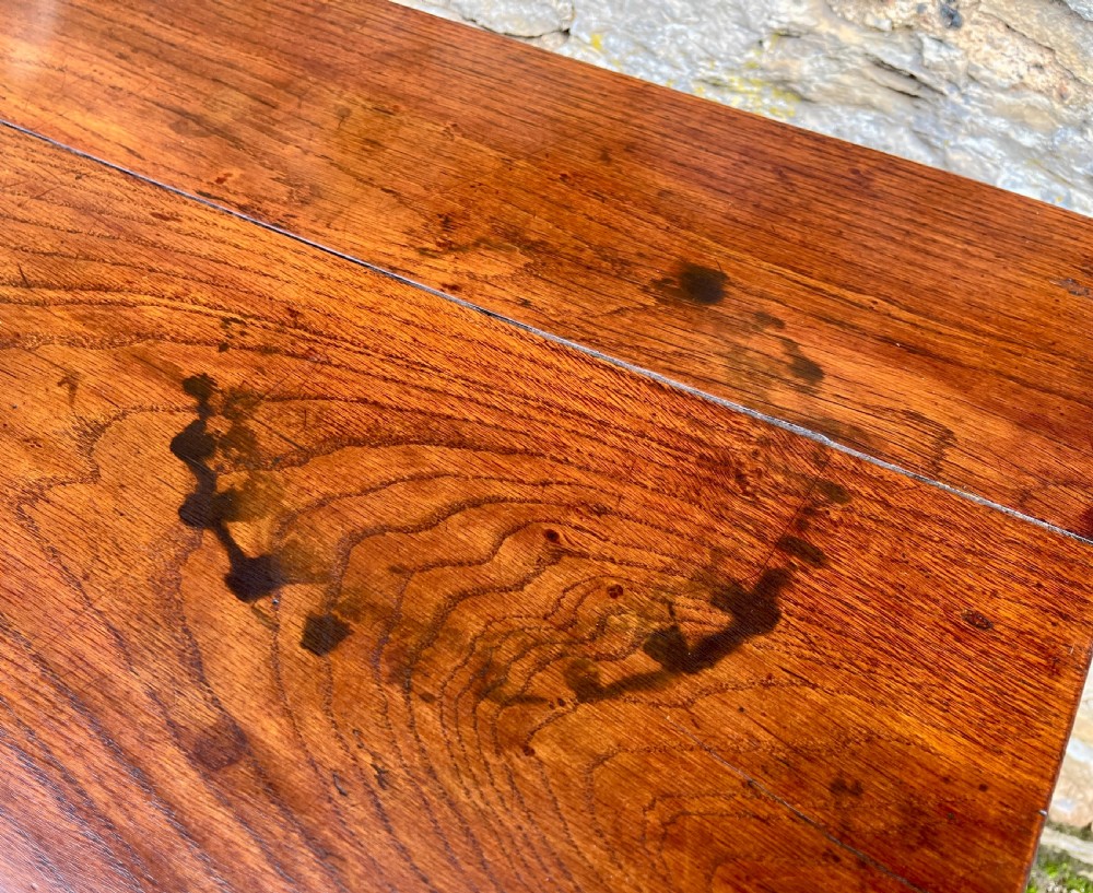 Antique Welsh Oak Side Table View VI