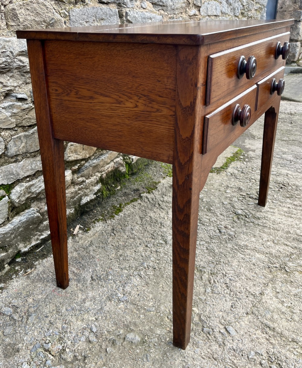 Antique Welsh Oak Side Table View XII