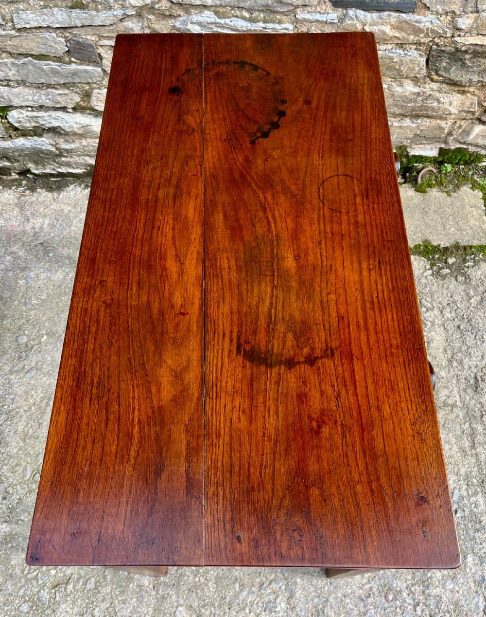 Antique Welsh Oak Side Table View XVIII